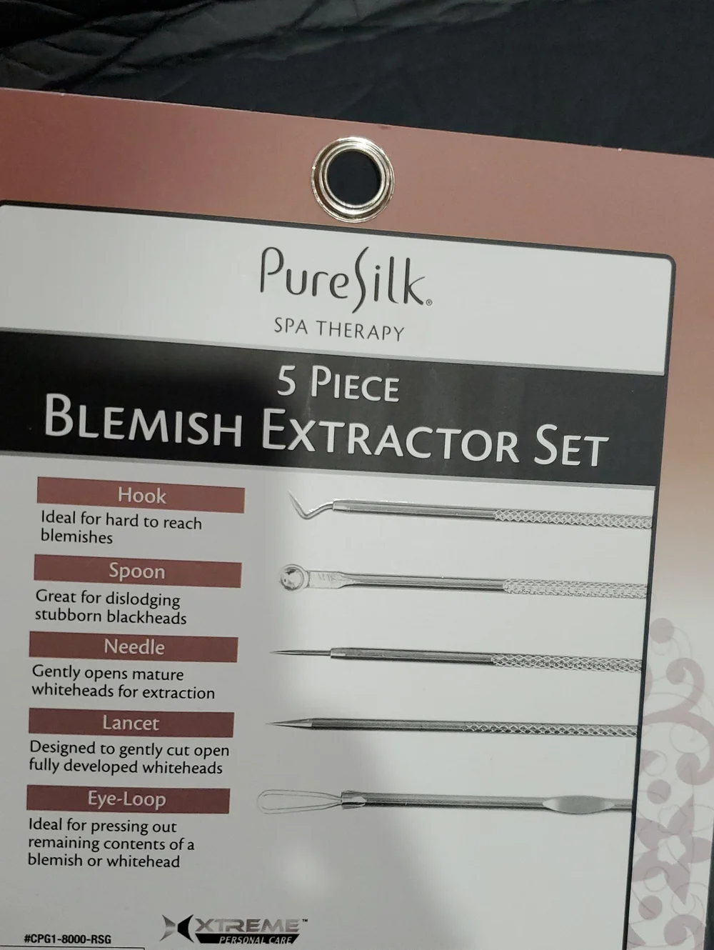 Pure Silk 5piece blemish extraction esthetician beauty skincare set brand new